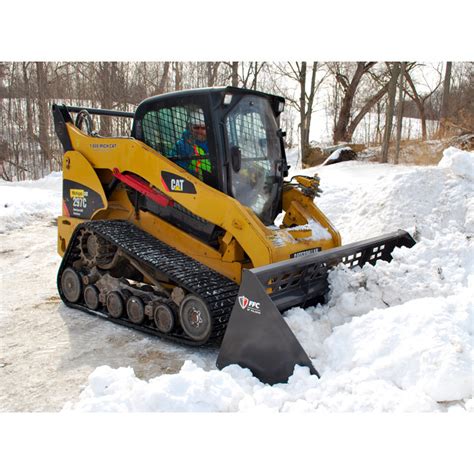 snow bucket skid steer attachment